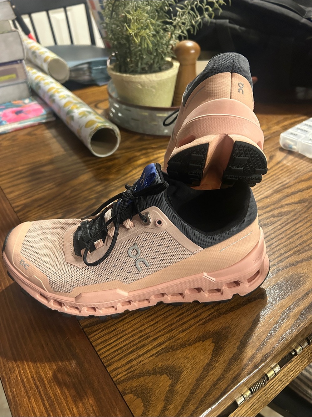 On Running Cloudvista Women's Pink and Black Athletic Shoes